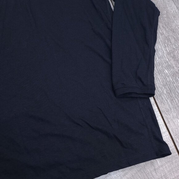 Tyndale FR Mens Baselayer Shirt Size Large Navy Blue Flame Resistant Long Sleeve - Picture 3 of 6